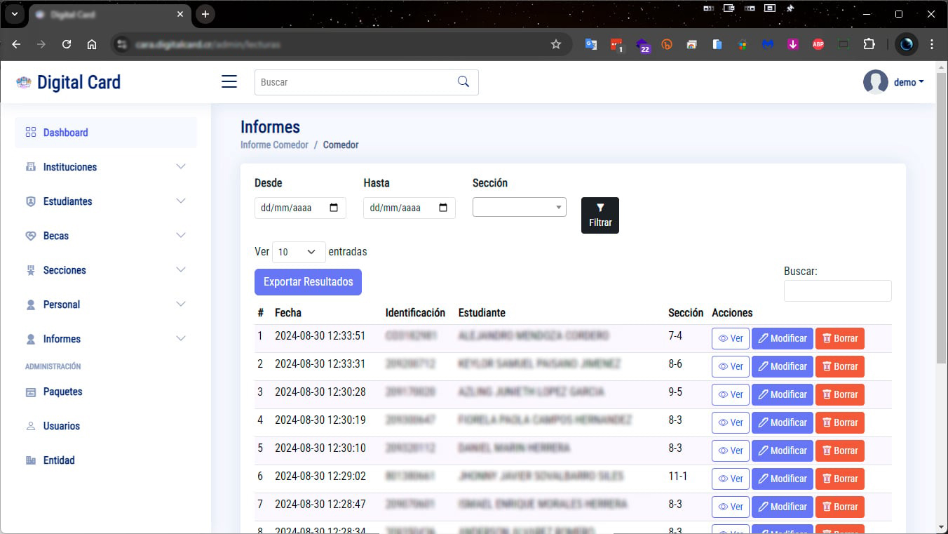 Digital Card • Identificación Digital