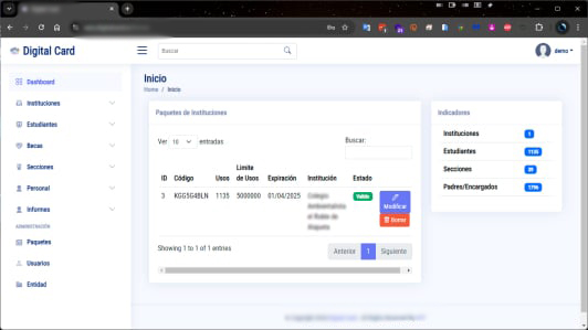 Digital Card • Identificación Digital